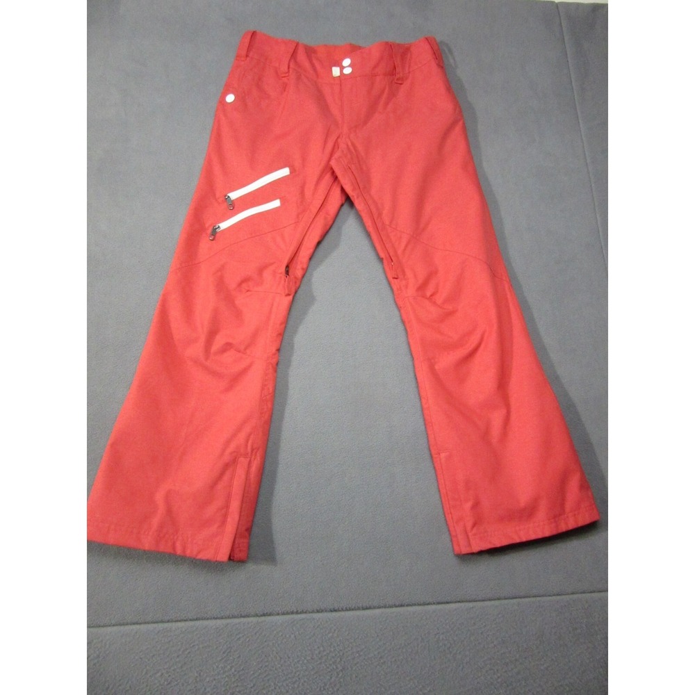 SIMS Snow Pants Womens Small Pink Good Waterproof Wide Leg Ski Snowboard